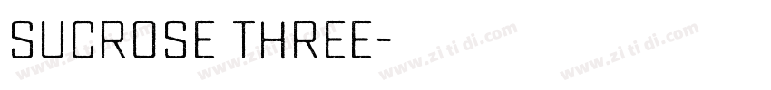 sucrose three字体转换